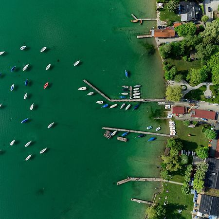 Lago Mio - Pension Am See - Bei Uns Verbringt Ihr Eine Wundervolle Zeit Direkt Am Wasser Worthsee Buitenkant foto