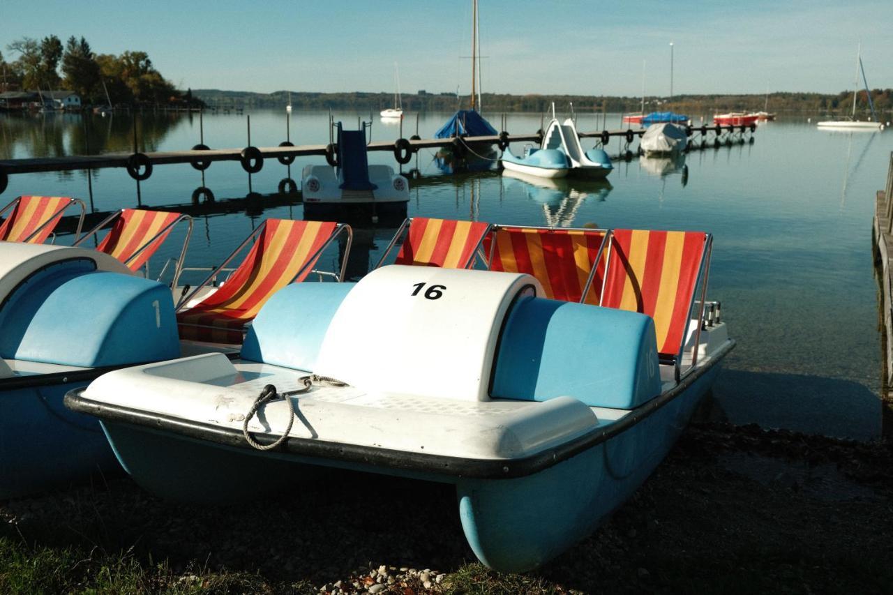 Lago Mio - Pension Am See - Bei Uns Verbringt Ihr Eine Wundervolle Zeit Direkt Am Wasser Worthsee Buitenkant foto